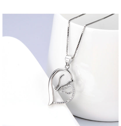 Horse Heart Necklace