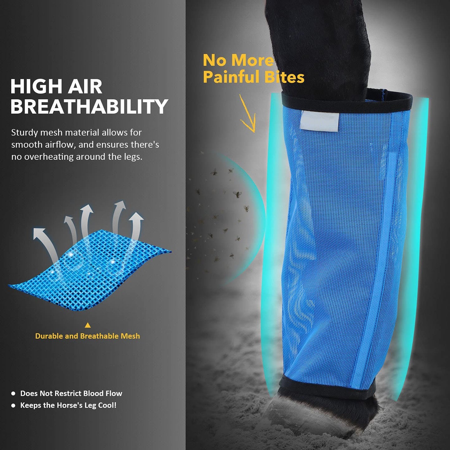 Breathable Mesh Fly Boots