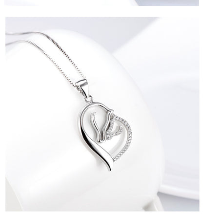 Horse Heart Necklace