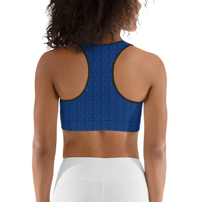 Blue Sports bra