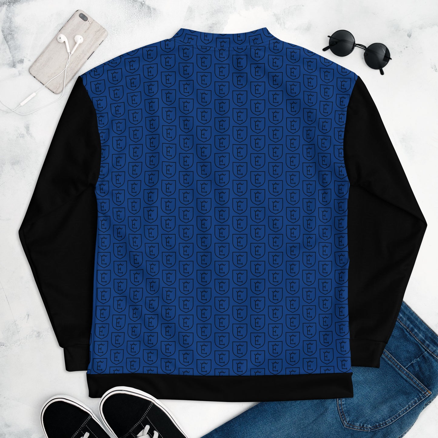 Unisex Blue Bomber Jacket