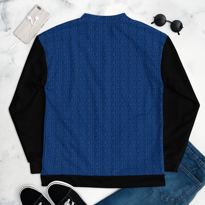 Unisex Blue Bomber Jacket