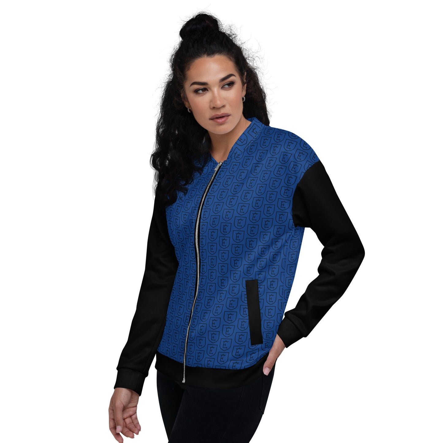 Unisex Blue Bomber Jacket