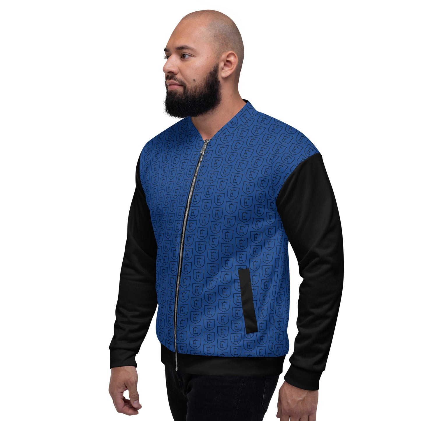 Unisex Blue Bomber Jacket