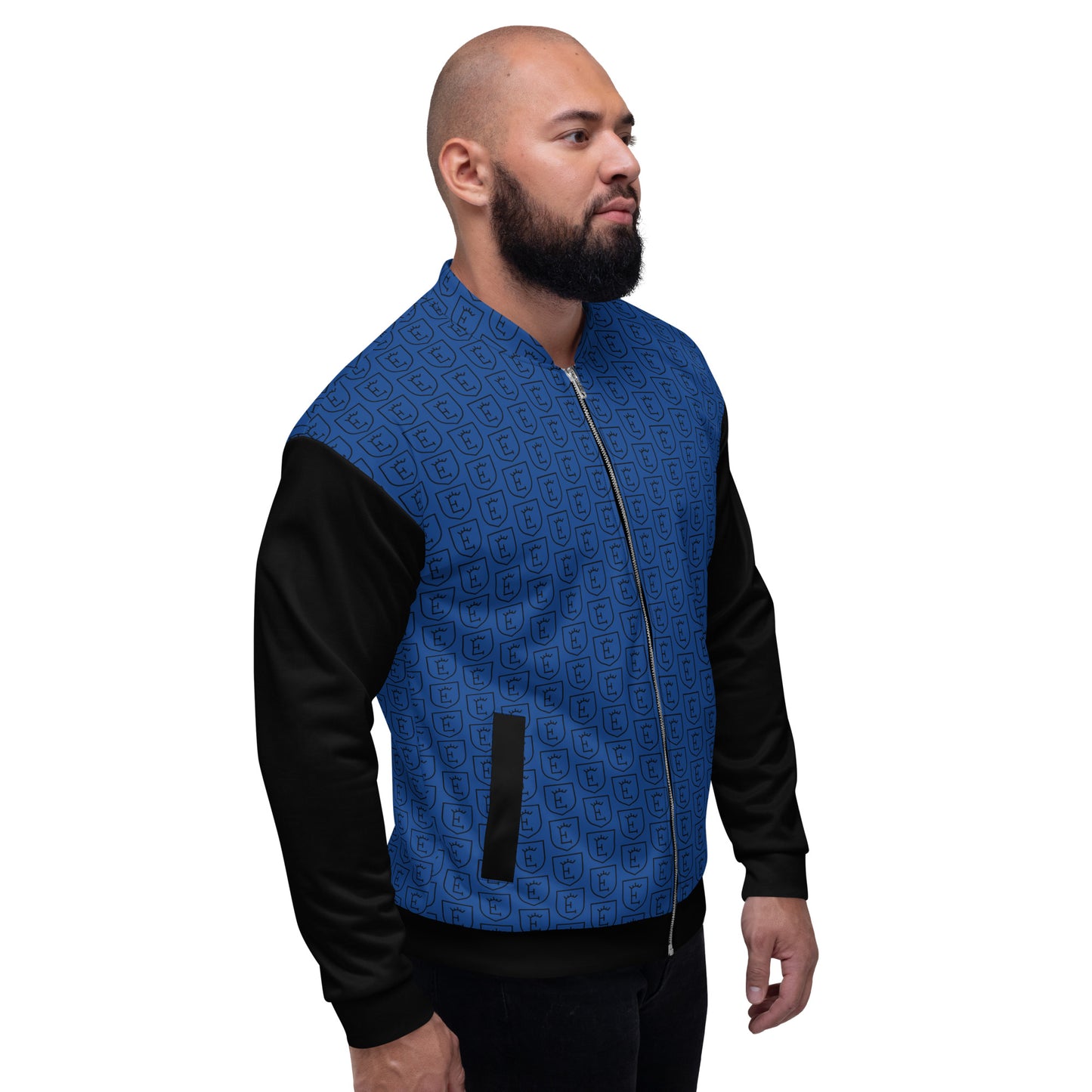 Unisex Blue Bomber Jacket