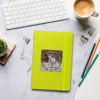 Hardcover bound notebook