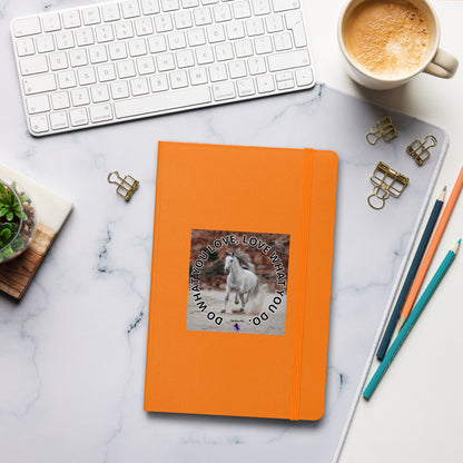 Hardcover bound notebook