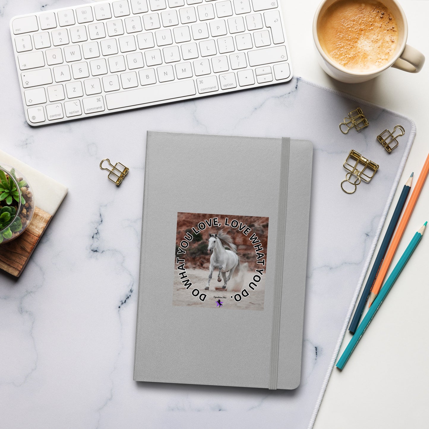 Hardcover bound notebook