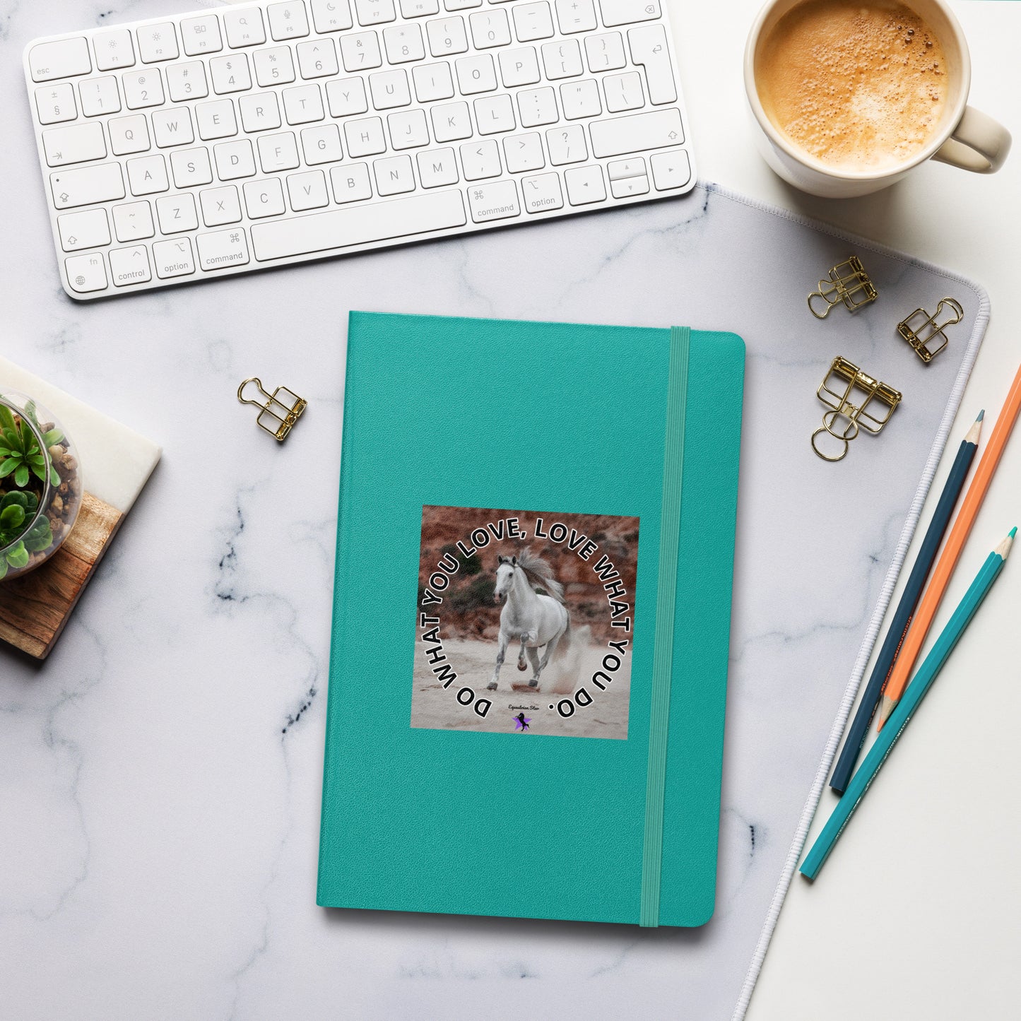 Hardcover bound notebook