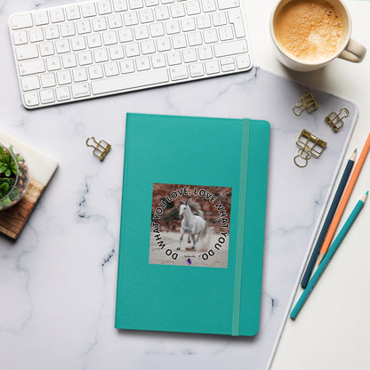 Hardcover bound notebook