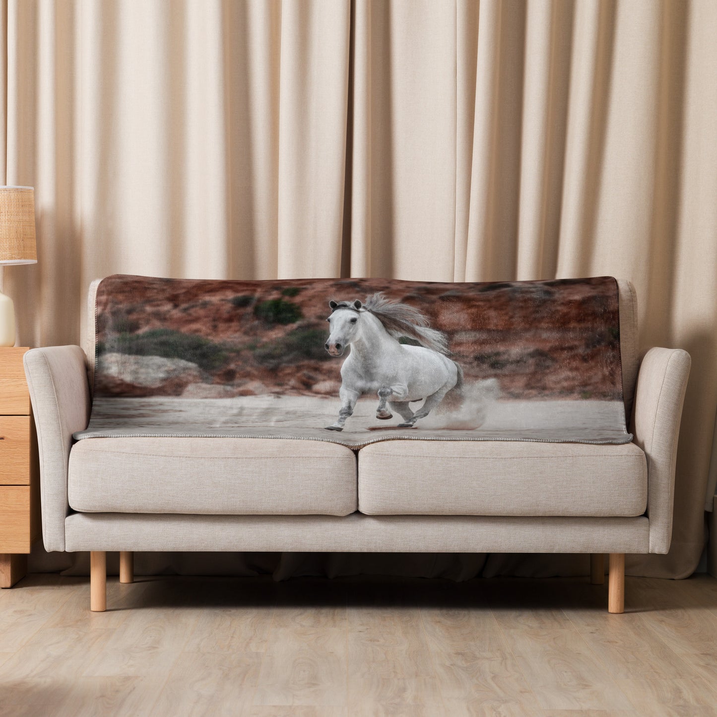Horse Sherpa blanket