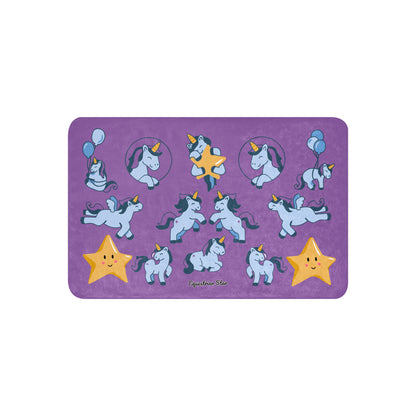 Unicorn Sherpa blanket