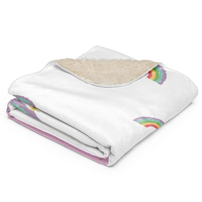 Unicorn Sherpa blanket