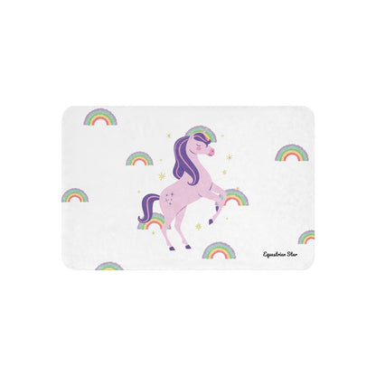 Unicorn Sherpa blanket
