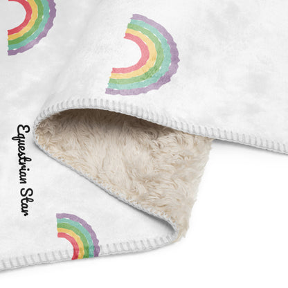 Unicorn Sherpa blanket